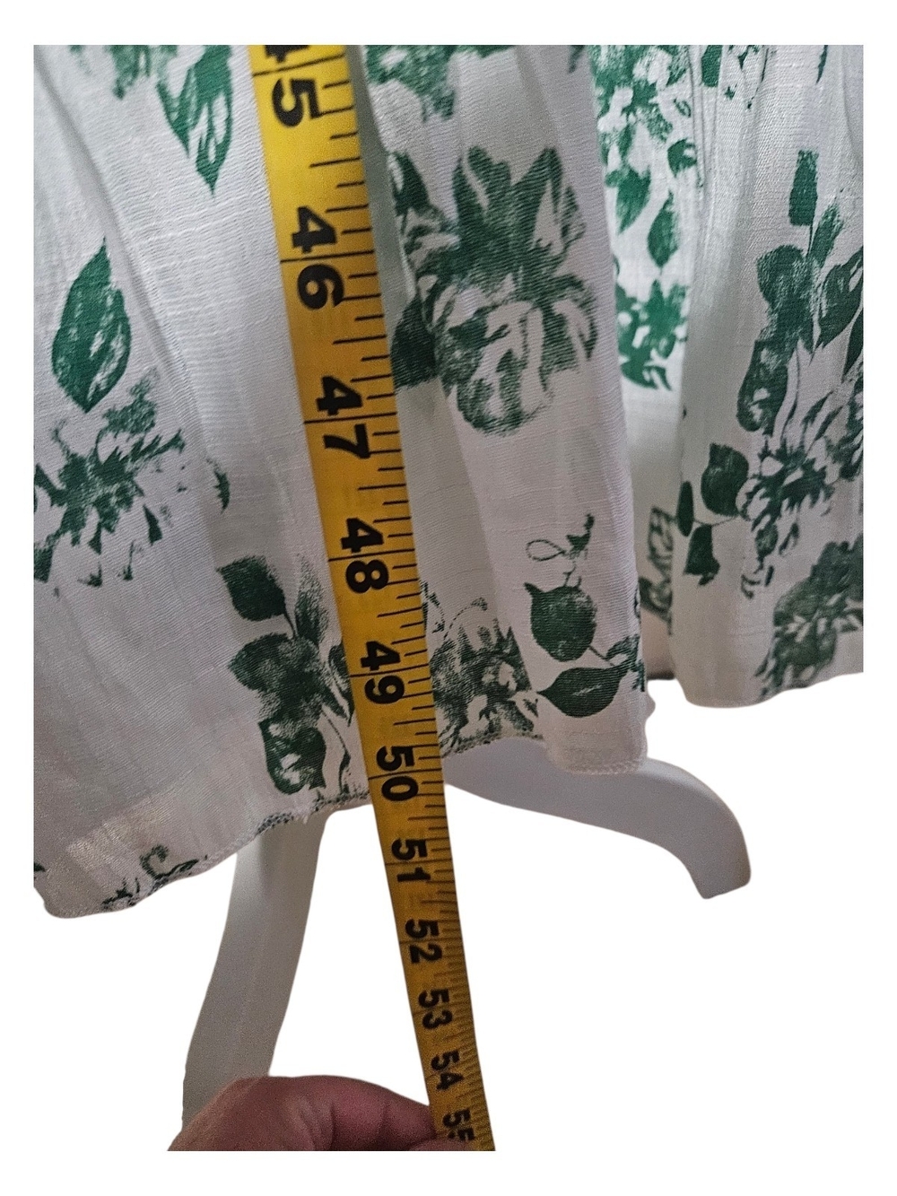 Green Floral V-Neck Maxi Dress - Picture 7 of 8